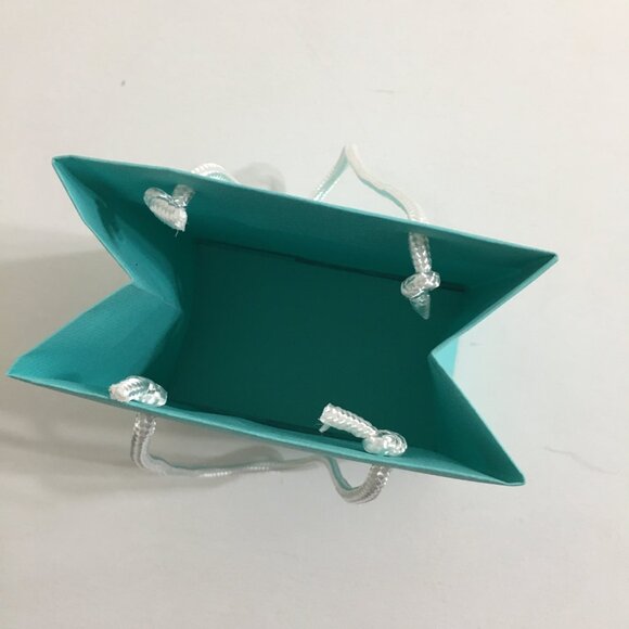 Tiffany & Co Mini Paper Gift Bag 6" x 5" x 3" NEW! - Picture 6 of 14